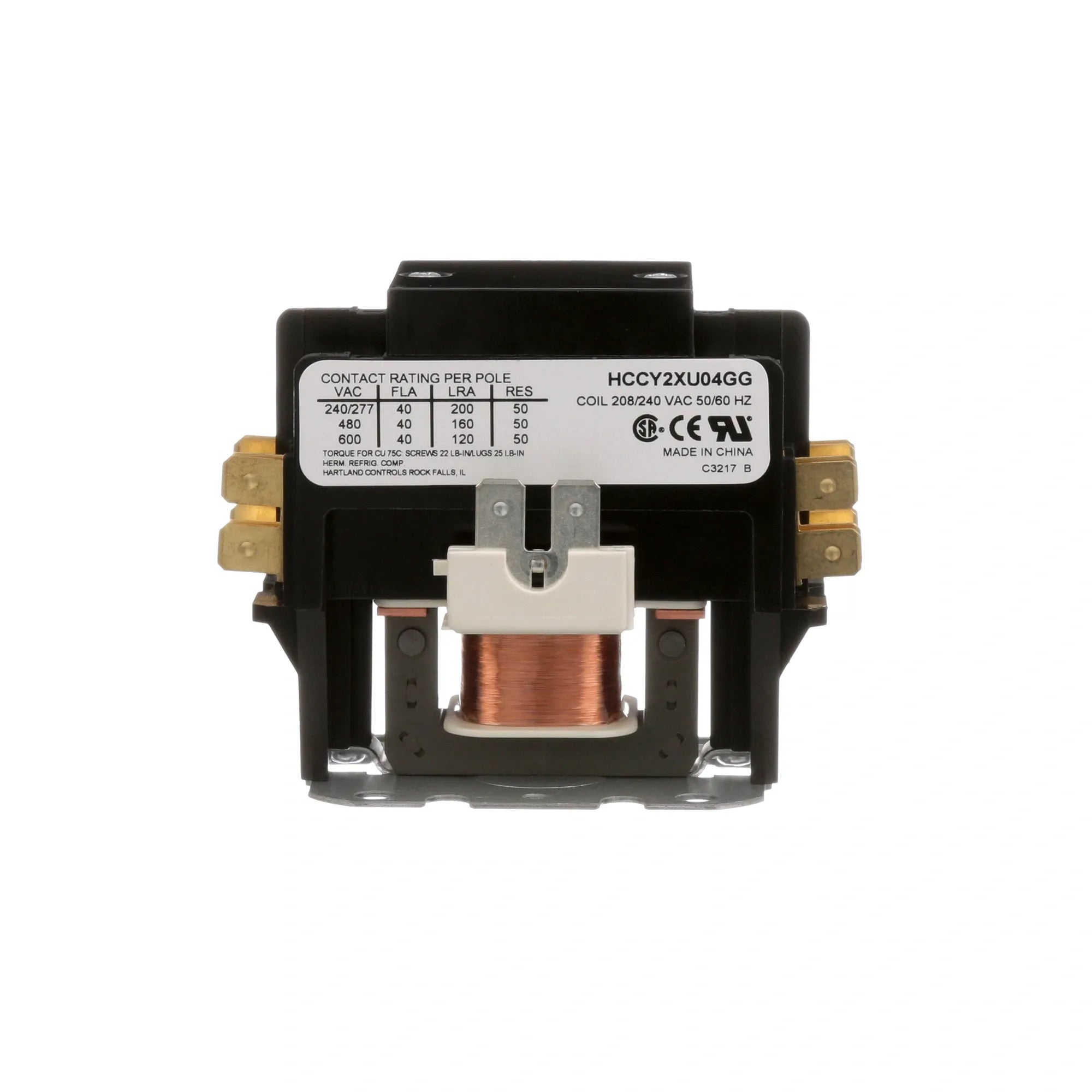 111703 Champion - 2 Pole Contactor 40/50A 208/240V alternate view 1 111703 Champion - 2 Pole Contactor 40/50A 208/240V alternate view 1